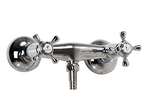 Clever 94477 Grifo de Ducha Bimando With2 Antigona, Elegance