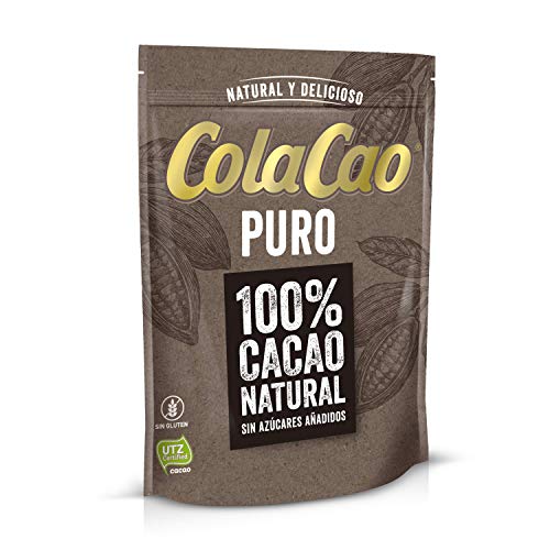 Cola Cao Puro: 100% Cacao Natural y sin Aditivos - 6 Envases de 250g (1500 g)