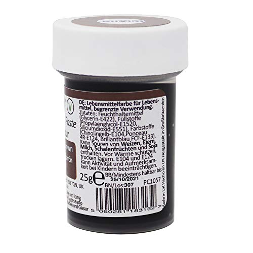 Colorante Alimenticio PME Marrón de Osito de Peluche 25 g