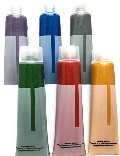 colores de alimentos metálicos 6 x 12ml