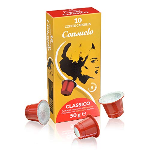 Consuelo - cápsulas de café compatibles con Nespresso* - Kit de degustación, 50 cápsulas (5x10)