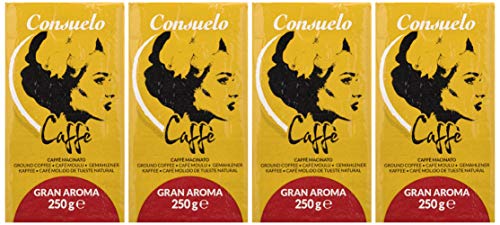 Consuelo Gran Aroma - Café molido italiano - 4 x 250g