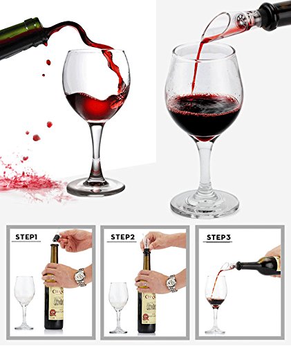 Cooko Abridor de Vino,Abrebotellas Sacacorchos,Set de Accesorios,9 Piezas