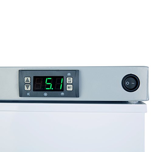 CoolMed CMG59 - Frigorífico médico para puerta de cristal, 59 L