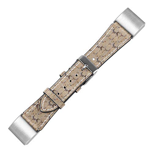 Correa de piel STAY Active Fitbit Charge 2, correa de piel para mujer y hombre, banda Fitbit Charge 2, correas de repuesto de marca británica, color Piel de serpiente.