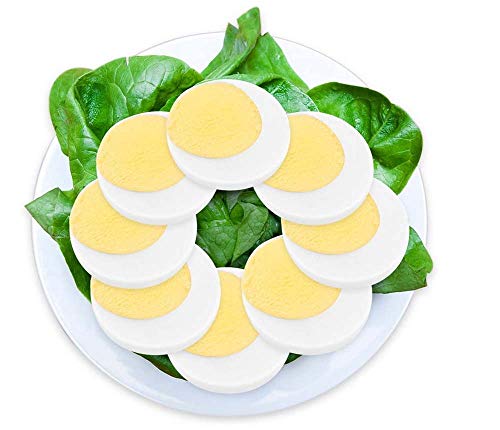 Cortador de huevo multifuncional divisor de rebanadas de huevo, huevos cortados, huevos cocidos, huevos conservados, jamón, plátanos y cortar eficazmente en rodajas finas (amarillo)