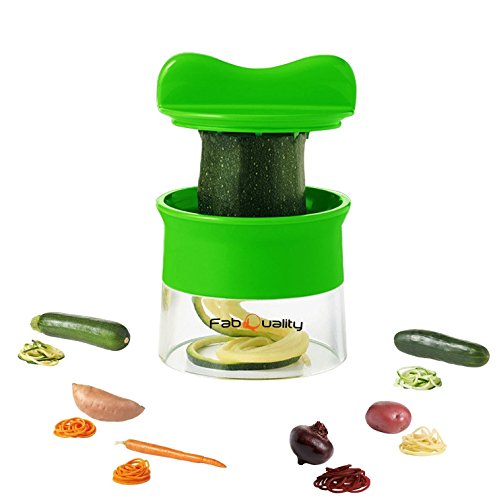 Cortador en espiral, manual, para hacer espaguetis de verduras y patatas, pelador de espárragos, cortador de pepinos, rallador de zanahorias, rallador de verduras