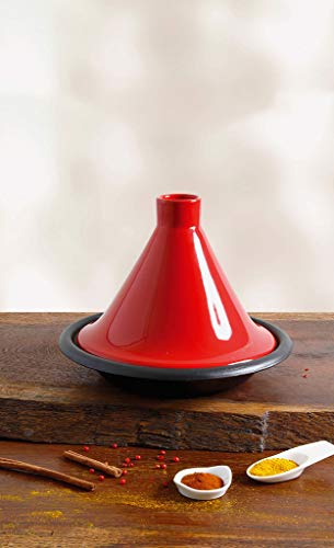 Crealys 509833 - Tajine en hierro fundido, diámetro de 31 cm