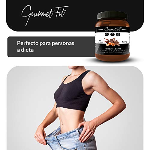 Crema de Cacao y Avellanas Hiperproteica sin Azucares ni grasas saturadas - Sin aceite de palma - formato 1KG Increíble Sabor (Avellanas)