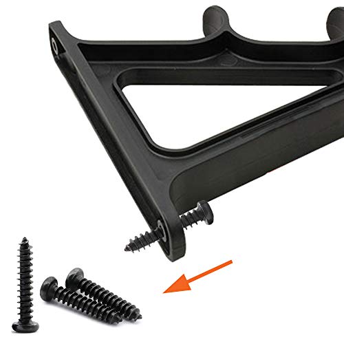 Croch 1 Par Estante de Pared de caña de Pescar Horizontal Montado en la Pared del Techo - Organizador de Ahorro de Espacio para caña de Pescar, Bastones de Senderismo, Bastones de Esquí, Palos Hokey