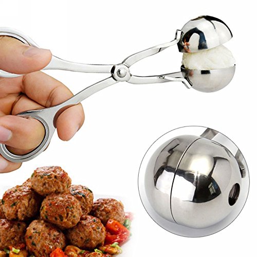 Croquetera pinzas molde para croquetas albondigas sushi bolas de patata helados en cero inoxidable 4702