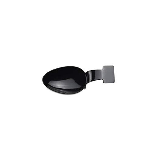 Cuchara Plastico Degustacion Negra - 100 unidades