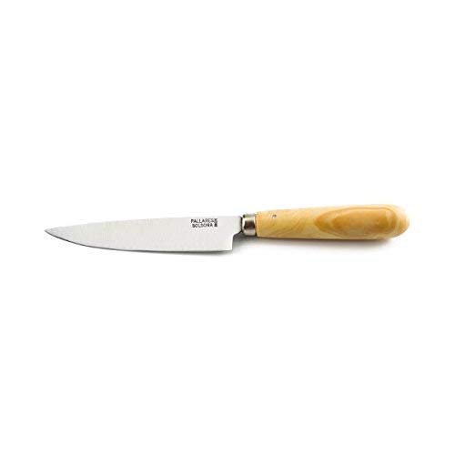 Cuchillo de Cocina PALLARES, Mango de Boj, Acero Carbono, 8cm.