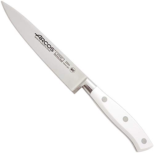 Cuchillos Arcos Riviera Blanc con Taco Blanco y Tijera Profesional