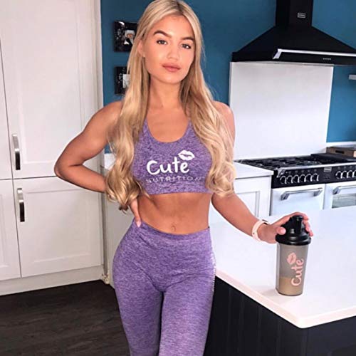 Cute Nutrition Batido Sustitutivo de Comida Sabor Galletas y Crema para el Control de la Pérdida de Peso en Polvo Bebida Dietética para Mujer Bote de 500 g