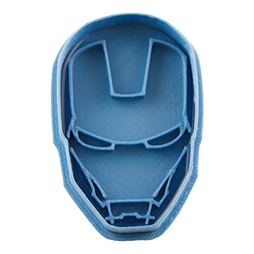 Cuticuter Superheroes Iron Man Cortador de Galletas, Azul, 8x7x1.5 cm