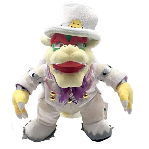 Cxjff Jellycat Conejo Gris Llavero de niffler Vestido Super Mario Odyssey Rey Bowser Jefe de la Boda de la Felpa del Animal Relleno de 14 Pulgadas Los Productos generalmente se emiten Dentro de 2-3