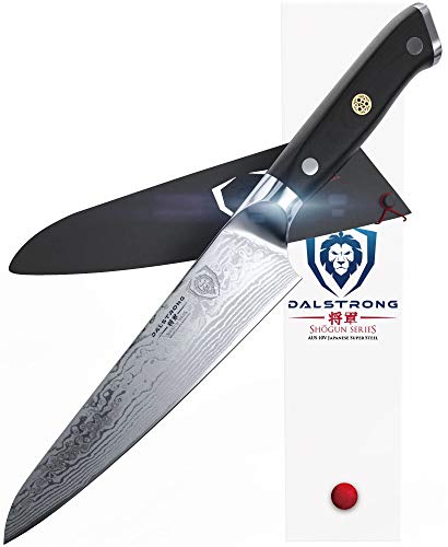 DALSTRONG Cuchillo de chef – Serie Gladiator – acero alemán de alto carbono – espiga completa