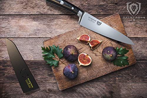 DALSTRONG Cuchillo de chef – Serie Gladiator – acero alemán de alto carbono – espiga completa
