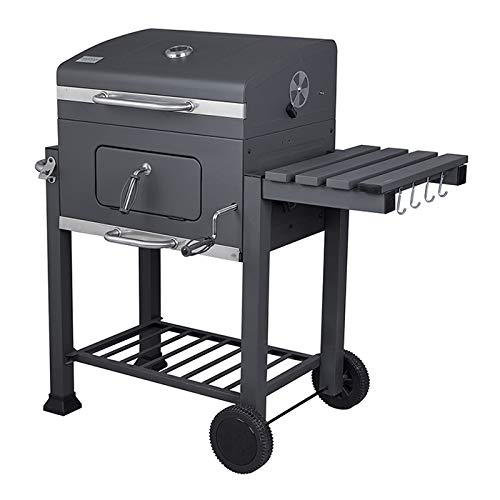 DARDARUGA Barbacoa de carbón parrilla XXL barbecue grill con ahumador fumador