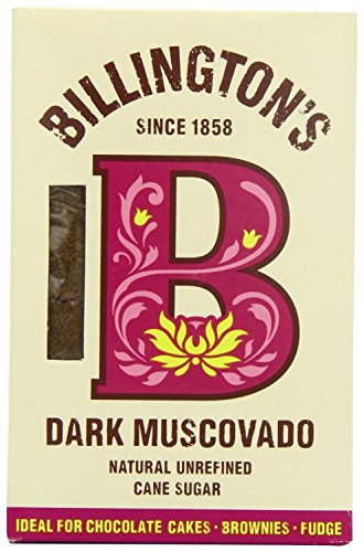 De Billington oscuro Mascabado natural sin refinar azúcar de caña 500g
