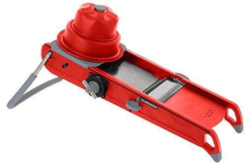 DE BUYER 2015.43 Swing Plus Rallador de Verduras, plástico, Rojo, 44,5 x 19.5 x 15 cm