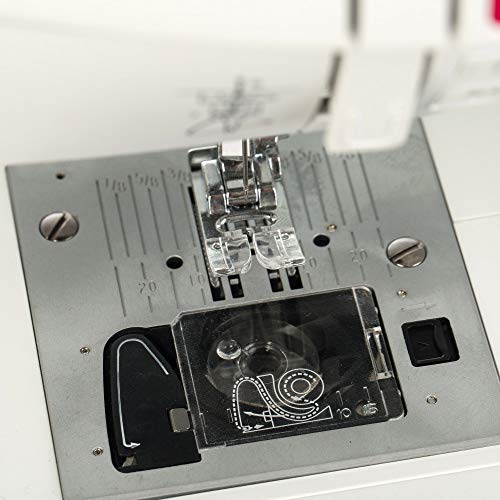 De coser europea Best Domestic Portable Euro Pro - Máquina de coser bordada blanca barata | Minerva MC550W 220 V
