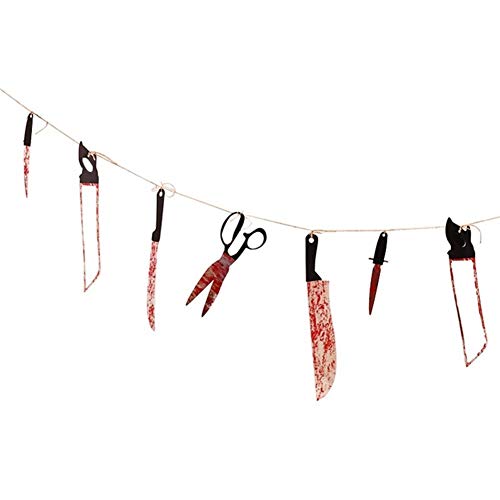 De Halloween Decoraciones de Halloween, 12pcs / mucho la decoración de Halloween, decorativo cuchillo Sangre Juego de herramientas for la decoración de Halloween de miedo for la decoración al aire lib
