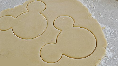 DeColorDulce Mickey Mouse Cortador Galleta, Acero Inoxidable, Plateado, 13x10x3 cm