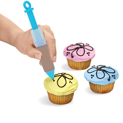 Decoración de Tartas: 24 Boquillas Mangas Pasteleras, Glaseado Jeringa Bolígrafo, Mangas Pasteleras Reutilizables y Raspadores de Pastel || Los mejores set para hornear pasteles, cupcakes, galletas