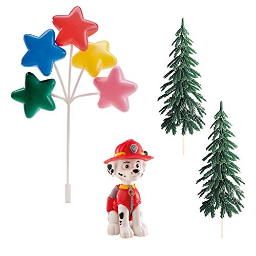 Dekora - Figuras para Tartas Infantiles de Marshall Patrulla Canina