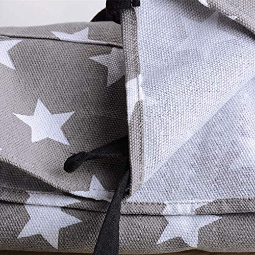Delantal de Cocina para Mujeres,Chefs Delantal de Cocina con Dos Bolsillos Grandes,diseño de Estrellas de Moda de algodón y Lona Delantales para el hogar,Cocina,Restaurante,cafetería