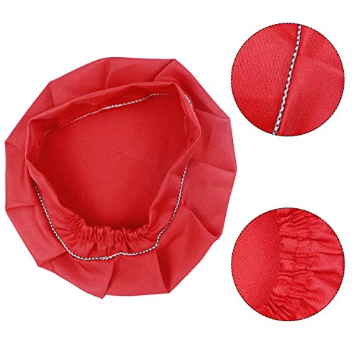 Delantal Para Niños + Gorro De Cocinero, Delantal de Cocina Infantil Delantales Infantiles Delantal De Chef De Cocina Para Niños Pintura 4-12 Años (Rojo, L)