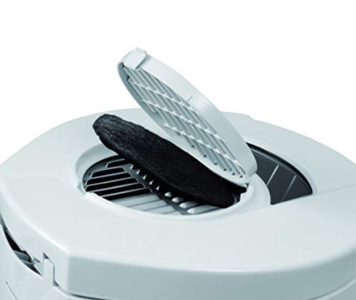 De'Longhi Total Clean F 26237 - Freidora, 1800 W, 2.3 L, blanco
