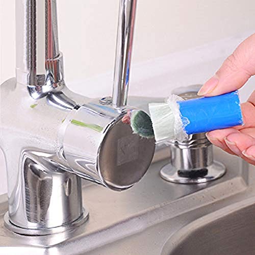 Demarkt 2 Pcs Mejores Herramientas de Cocina del Metal Acero Inoxidable de la Cocina de Limpieza Detergente Palo de Cepillo de Lavar Olla de Cocina 6x2cm