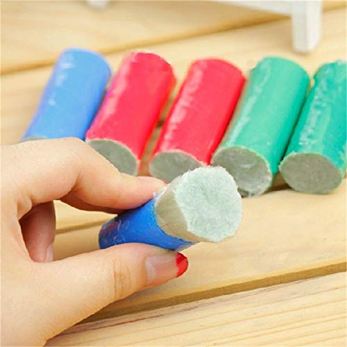 Demarkt 2 Pcs Mejores Herramientas de Cocina del Metal Acero Inoxidable de la Cocina de Limpieza Detergente Palo de Cepillo de Lavar Olla de Cocina 6x2cm