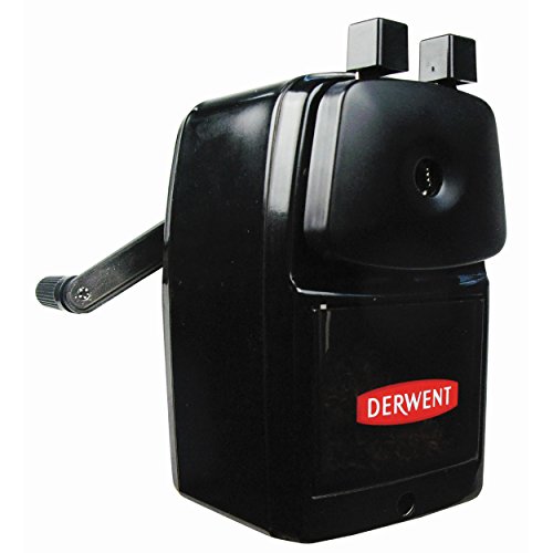 DERWENT 2302001 - Afila lápices de sobremesa Super Point, Negro, paquete de 1 unidad