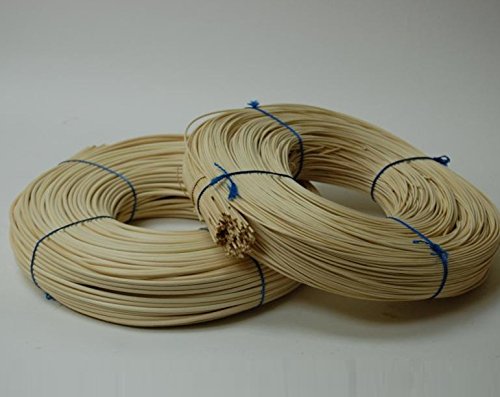 Desconocido Médula, canutillo o Mimbre pelado. Pieza de 4mm x 2 Metros para la reparación de Rejillas (sillas, mecedoras, sillones)