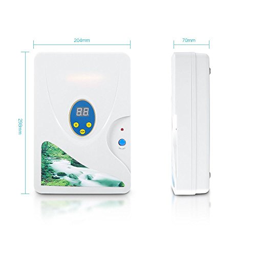 D&F Ozonator Ozone Generator - Purificador De Aire | Esterilizador Más Limpio para Agua, Verduras, Frutas Y Más600 MG/H,S