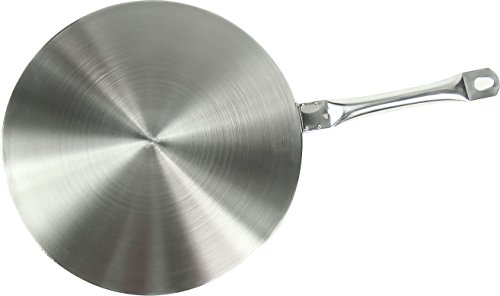 Difusor de calor KINGHOFF KH-4823, placa de inducción, convertidor 23 cm, para cocina de gas o eléctrica, acero inoxidable, 23 cm