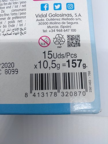 DIPPER XL FRAMBUESA - PINTALENGUAS - 15 UNIDADES - VIDAL