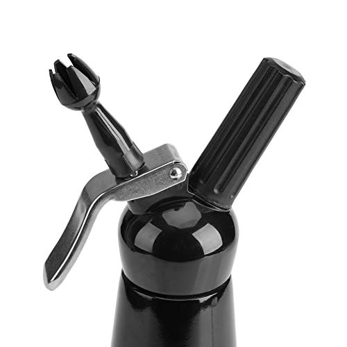 Dispensador de crema batida - Fabricante de espuma de batido con sifón para batir de crema batida profesional para deliciosas cremas batidas hechas en casa Salsas Postres y licores infundidos, 500 ml