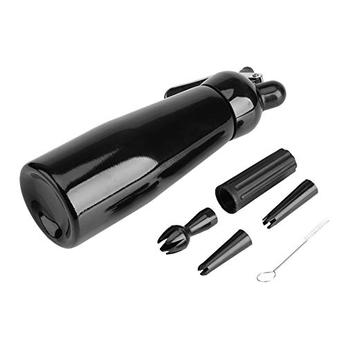 Dispensador de crema batida - Fabricante de espuma de batido con sifón para batir de crema batida profesional para deliciosas cremas batidas hechas en casa Salsas Postres y licores infundidos, 500 ml