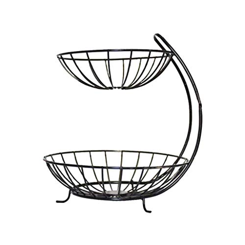 Doble Cazoleta De La Fruta/Cesta, Cocina, Organización De Almacenamiento De Sala De Estar