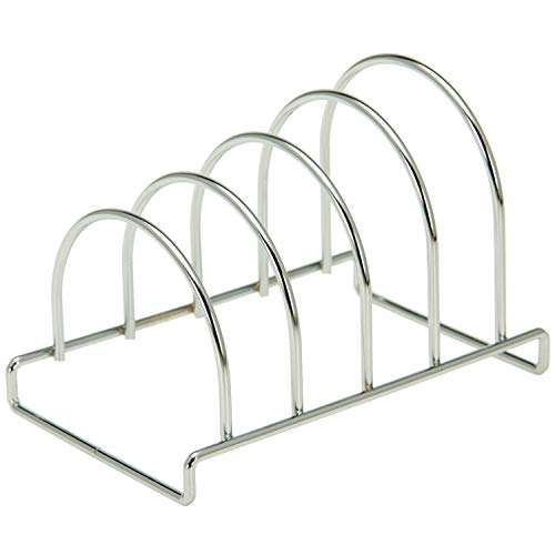 DONREGALOWEB Soporte para bandejas de Metal Cromado para 4 bandejas