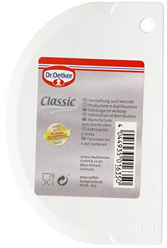 Dr. Oetker Classic Alisador Tartas, Blanco, 11.5x7.5x0.02 cm