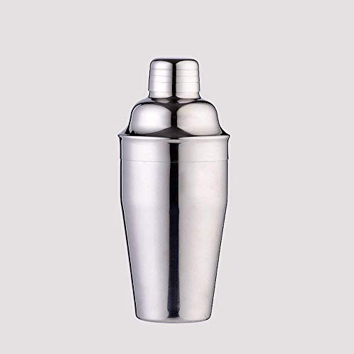 DTTXTJB Bartender, Mezclador de Acero Inoxidable, Enfriador de Vino de Acero Inoxidable, Cóctel de Coctelera Europeo, Cóctel de Vino Especial, Mezcla de Vinos Profesional,Plata