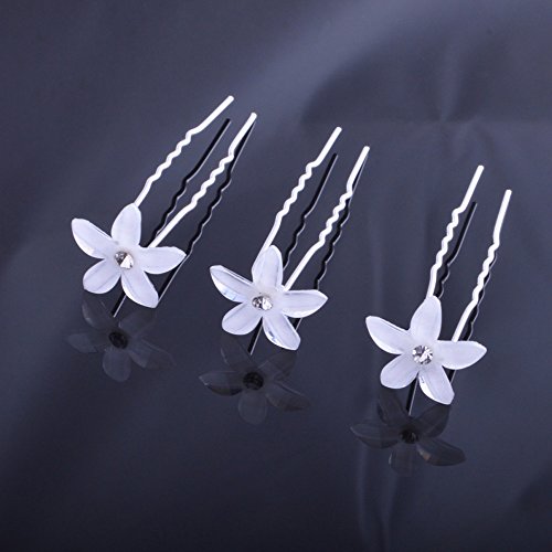 Ealicere 20 piezas, pinzas para el cabello en forma de U, accesorios para el pelo de fiesta de bodas