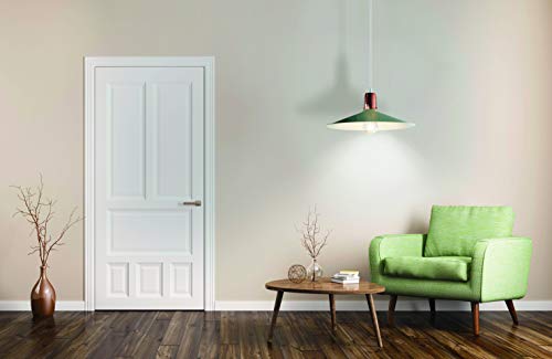EGLO BRIDPORT-P iluminación de suspensión Acero 60 W, Pastel verde claro, cobre