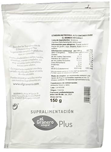 El Granero Levadura - 150 gr
